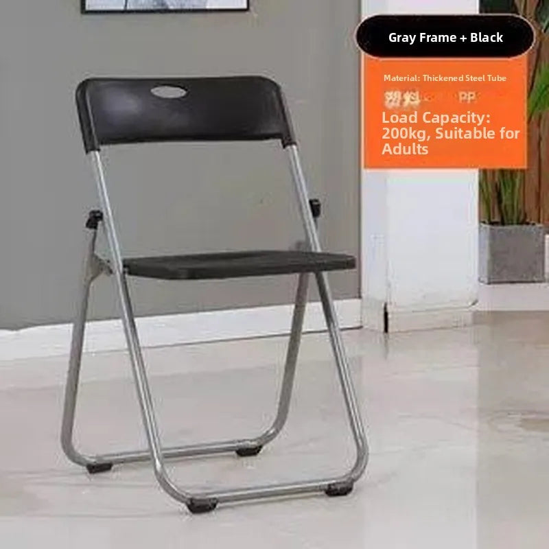 Portable Folding Chair – Simple Training Chair for Office, Dining, or Outdoor Use