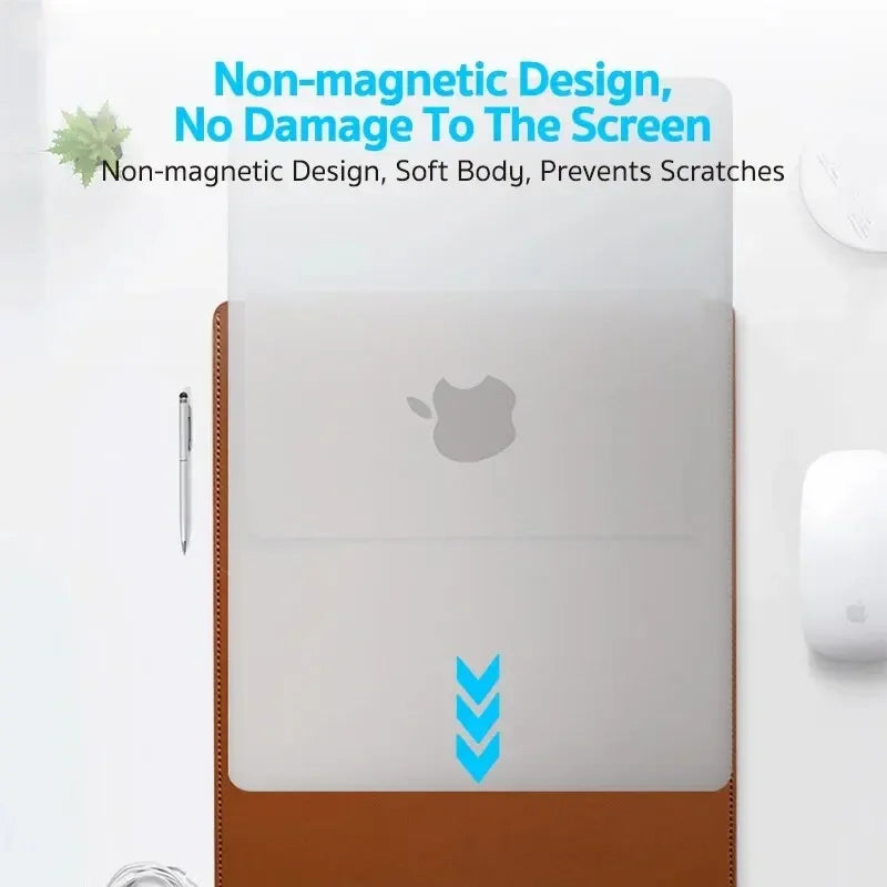 Dormin Laptop Sleeve Bag Case – PU Liner Sleeve for Apple MacBook Air/Pro 13 M1/M2 (2020), ASUS 11, 12, 13.3, 14, 15, 15.6, 16 Inch