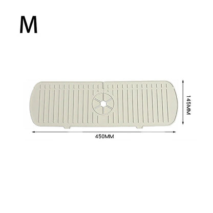 Silicone Faucet Drain Pad – Anti-Splash Non-Slip Kitchen & Bathroom Faucet Mat