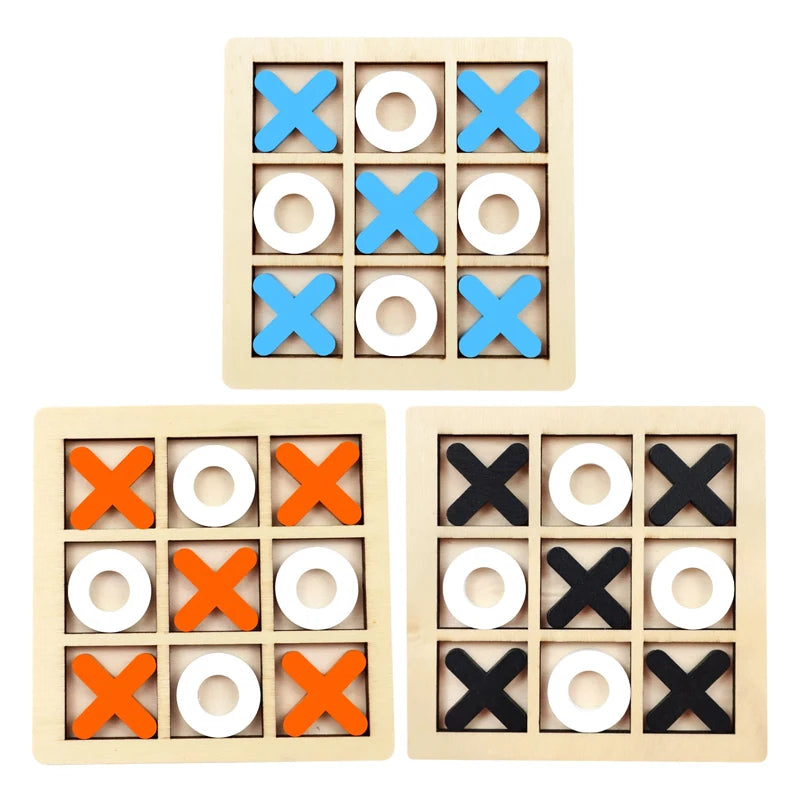 Montessori Wooden Mini Chess Game – Educational Puzzle Toy for Kids & Early Learning