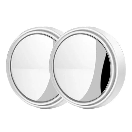2pcs Car Blind Spot Mirrors – Multifunctional Convex Rearview Rain Cover for Expanded Driving Safety