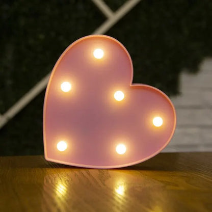 Luminous Number Lamp LED Light – Battery Operated Decorative Night Light for Home, Weddings, Birthdays & Christmas Parties