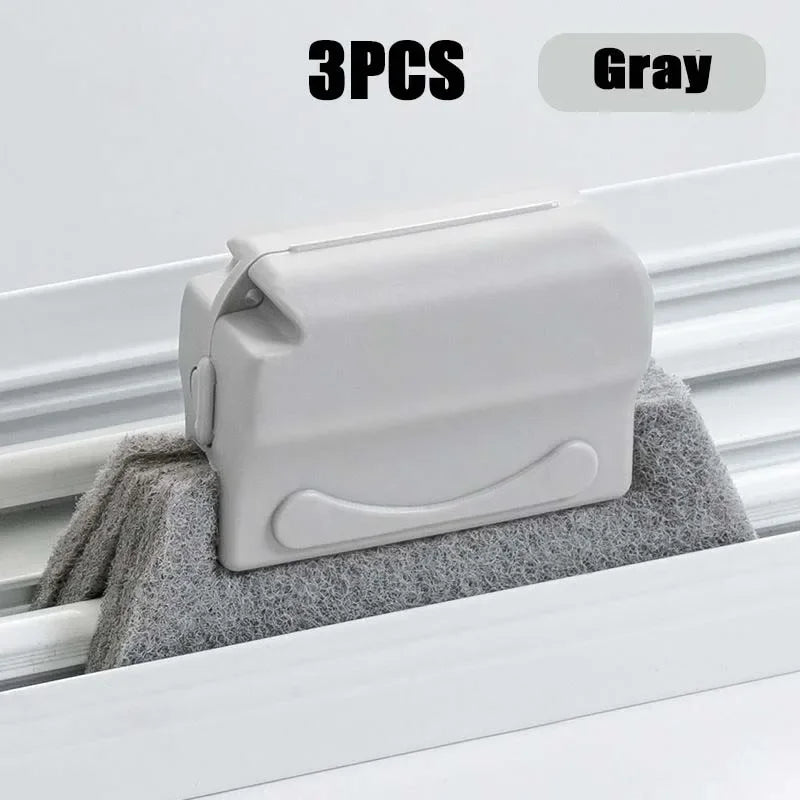 قطعة قماش لتنظيف أخاديد النوافذ، فرشاة تنظيف النوافذ، فرشاة تنظيف فتحات النوافذ، أداة تنظيف فتحات النوافذ 