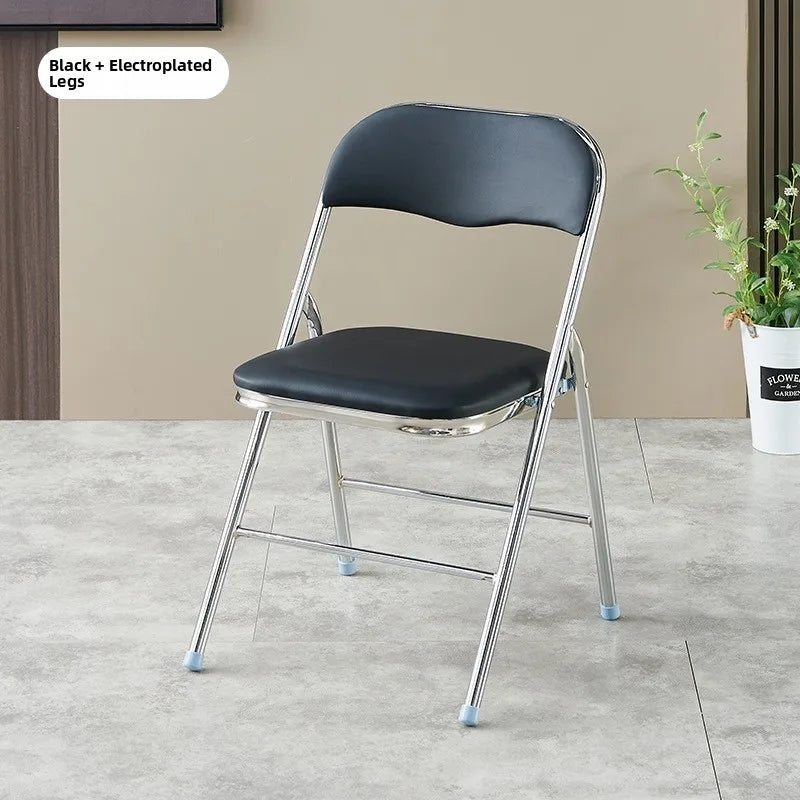 Portable Folding Chair – Simple Training Chair for Office, Dining, or Outdoor Use