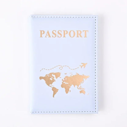 RFID Vintage Business Passport Holder – Multi-Function PU Leather Wallet for Travel