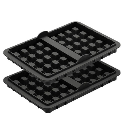 1/2 Piece Silicone Waffle Mold, Kitchen Waffle Maker Square Waffle Mold for Cake Chocolate Craft Candy Soap Pastry Accessories