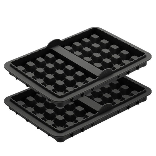 1/2 Piece Silicone Waffle Mold, Kitchen Waffle Maker Square Waffle Mold for Cake Chocolate Craft Candy Soap Pastry Accessories