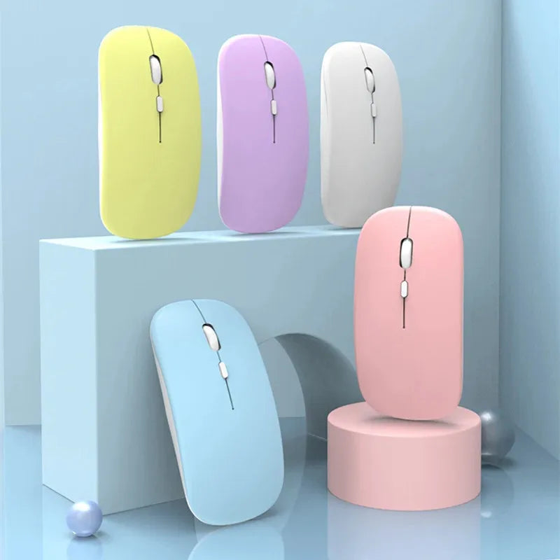 Wireless Bluetooth-Compatible Ergonomic Mouse – Portable Silent Computer Mouse for Laptop, iPad, Tablet & Gaming