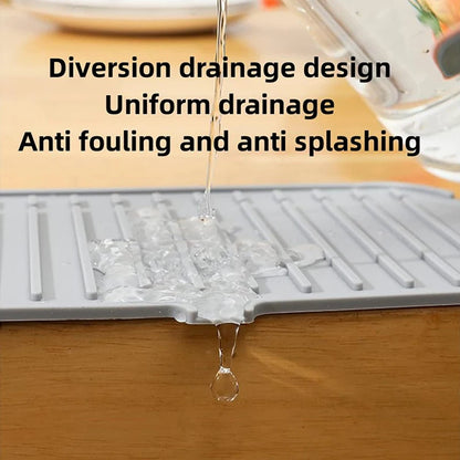 Silicone Faucet Drain Pad – Anti-Splash Non-Slip Kitchen & Bathroom Faucet Mat