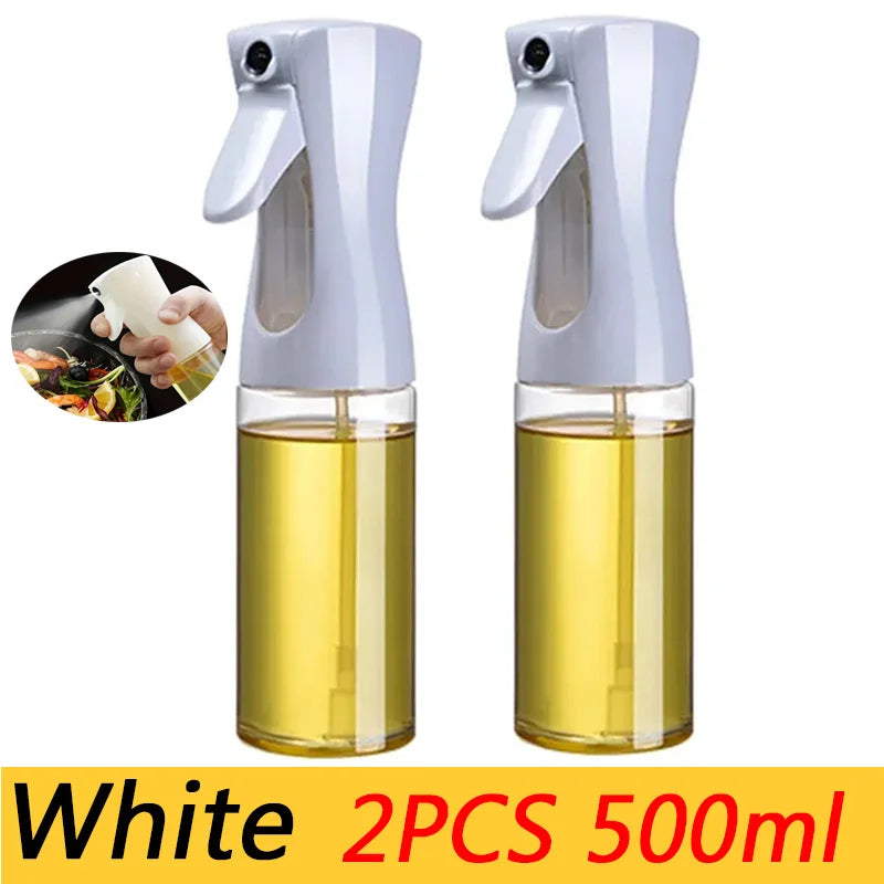200ml–500ml Oil Spray Bottle – Olive Oil Dispenser for Cooking, BBQ & Baking with Anti-Drip Nozzle