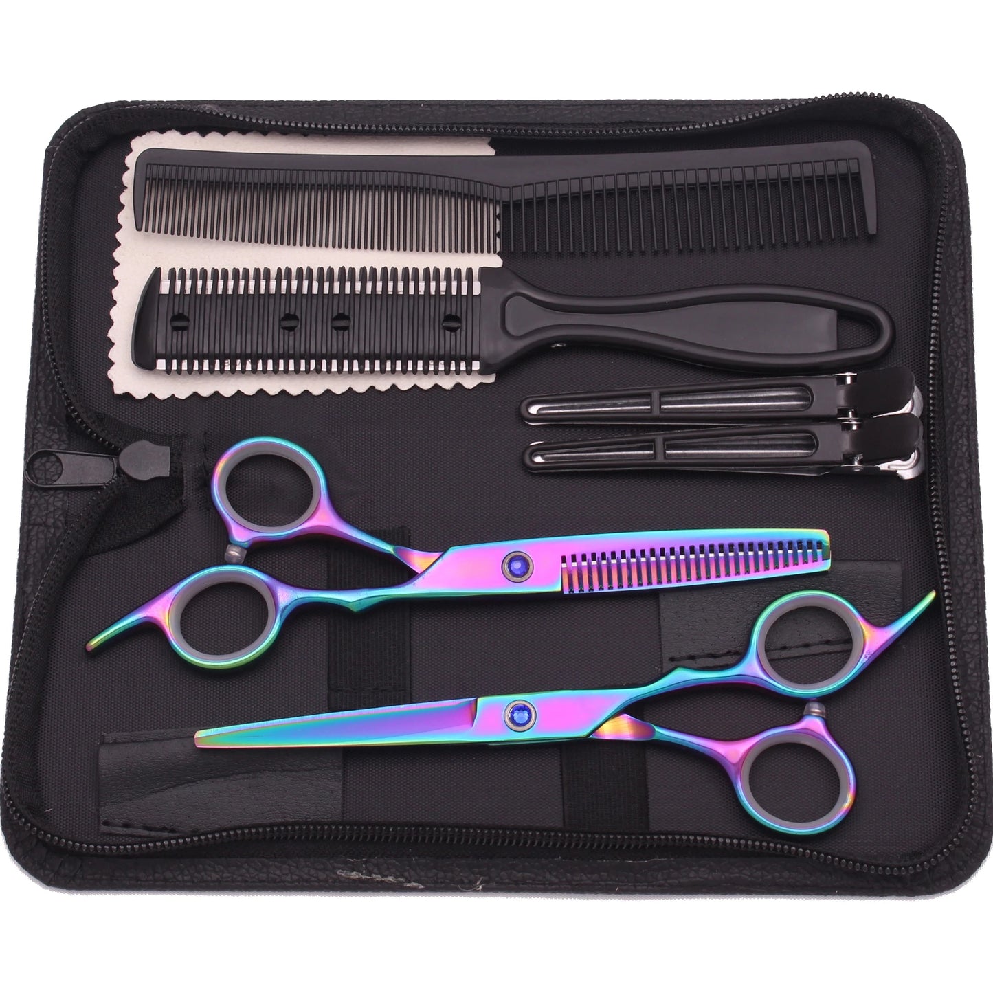 مشط قص الشعر المضاد للكهرباء الساكنة – مشط حلاقة برأس مسطح لتصفيف دقيق واستخدام احترافي