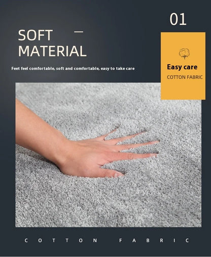 VIAKAM Simple Absorbent Door Mat – Soft Non-Slip Bathroom Entry Rug