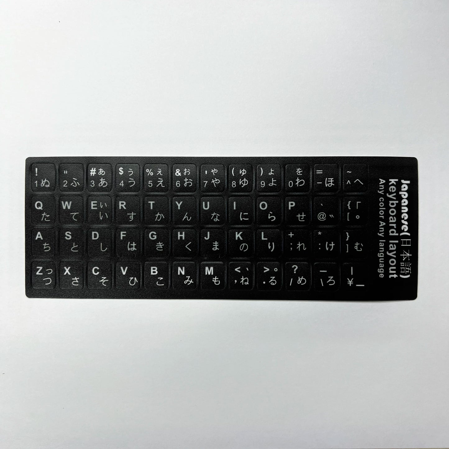 Multilingual Keyboard Stickers – Frosted PVC Language Stickers for English, Spanish, Italian, Korean, French & German Keyboards