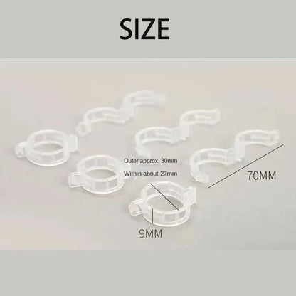 مشابك دعم النباتات بالجملة، قابلة لإعادة الاستخدام، مصنوعة من البلاستيك، لحماية كروم النباتات، أدوات تثبيت التطعيم، لوازم حديقة الخضراوات والطماطم 