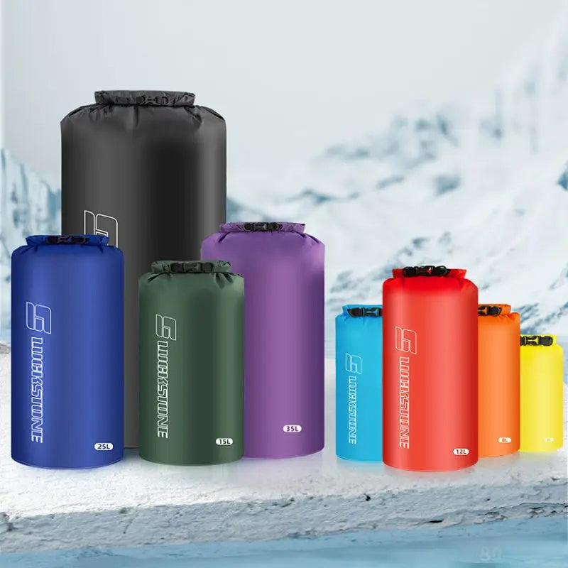 Ultralight Waterproof Dry Bag – Floating Sack for Swimming, Kayaking, Boating & Camping (3L–75L)