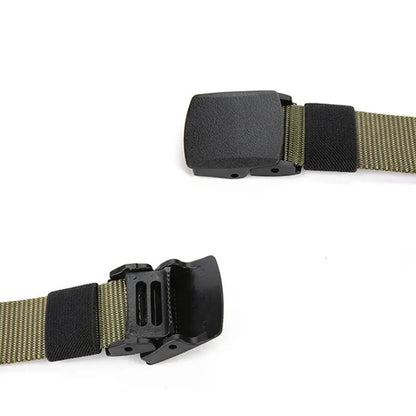 New Men's Automatic Buckle Belt Outdoor Hunting Hiking Daily Work Sports Tactical Waist Belt Hunting Clothing Accessory