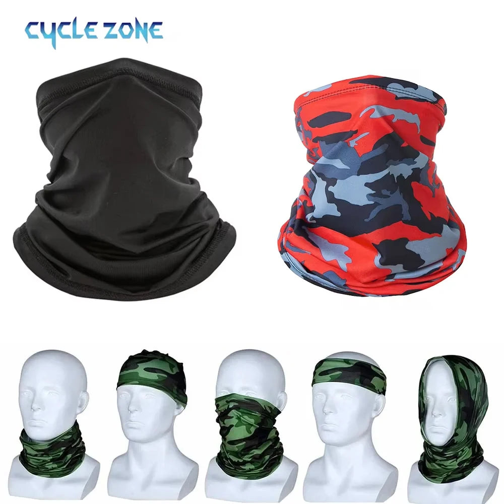 1PCS Multifunctional Cycling Face Mask – UV Protection Neck Gaiter for Outdoor Sports, Fishing, Hiking & More