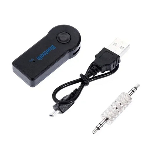 VIKEFON Bluetooth Audio Receiver – Wireless AUX 3.5mm Jack Adapter for Car, Speakers & Headphones with Mic