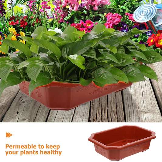 13Pcs Mini Bonsai Pots – Colorful Plastic Succulent Planters with Drainage for Desktop & Nursery Use