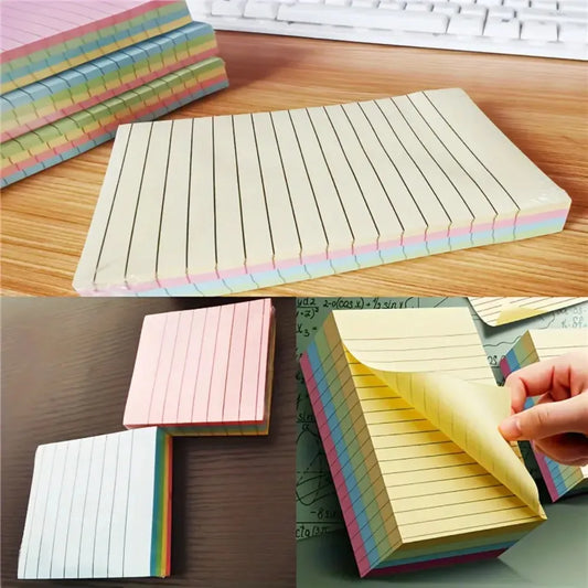 200 Pages of Colorful Sticky Notes – Self-Adhesive Memo Pads for Office, School & Home Organization