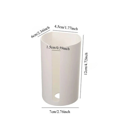 Kitchen Storage Plastic Box with Removable Garbage Bag – Wall-Mounted Organizer for Trash & Recycling