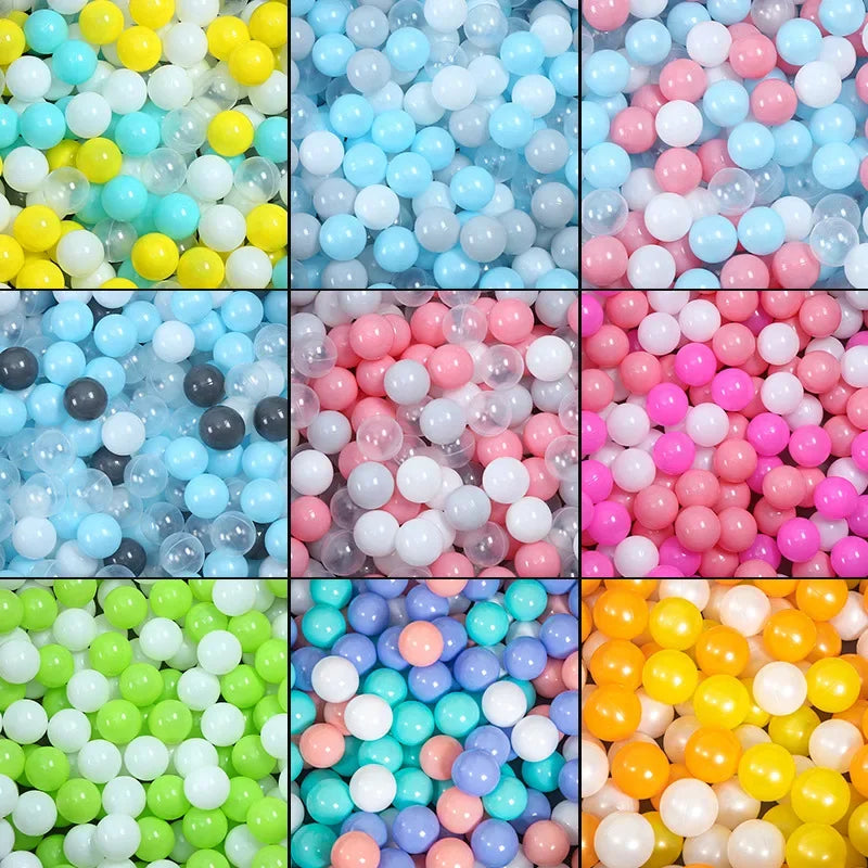 50pcs Colorful Love Star Ocean Balls – Eco-Friendly Plastic Balls for Baby Play Pits & Pools