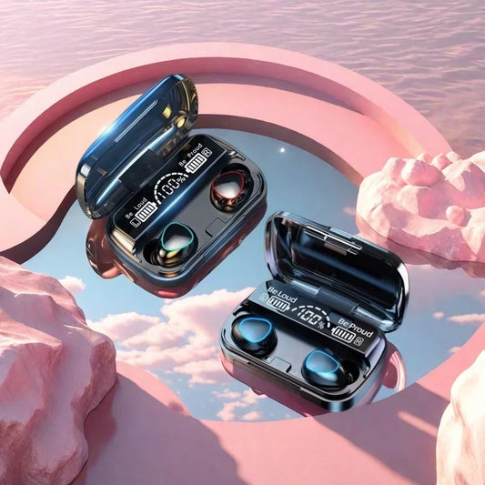 Bluetooth Earphones Wireless Headphones – Waterproof Sport Earbuds for Huawei, iPhone, OPPO, Xiaomi TWS Music Headset