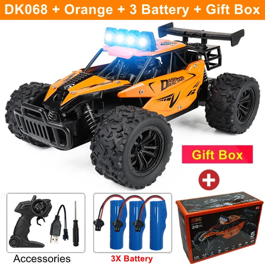 1:16 Scale Off-Road RC Car – 2.4G Remote Control Drift Truck for Kids & Boys