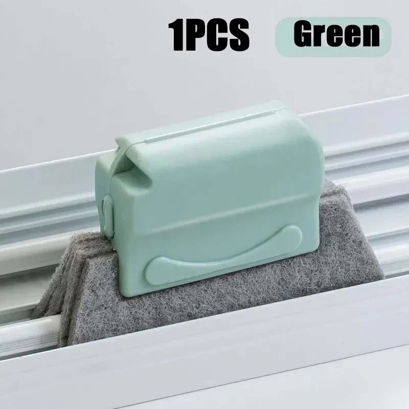 قطعة قماش لتنظيف أخاديد النوافذ، فرشاة تنظيف النوافذ، فرشاة تنظيف فتحات النوافذ، أداة تنظيف فتحات النوافذ 