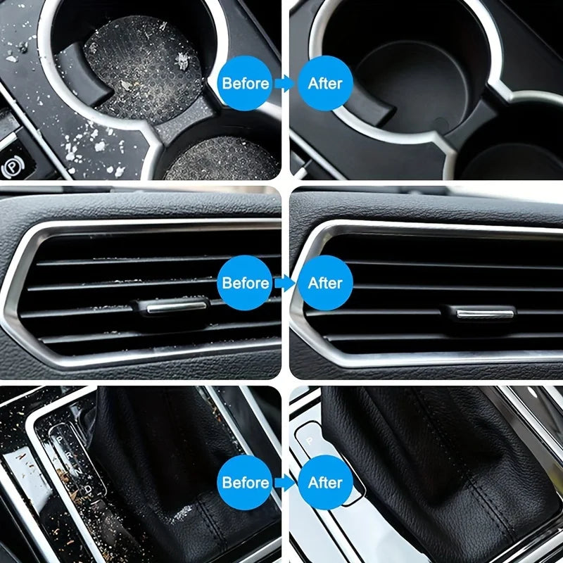 جل تنظيف السيارات - جل سحري لإزالة الغبار للمنزل ولوحة مفاتيح الكمبيوتر وداخلية السيارة