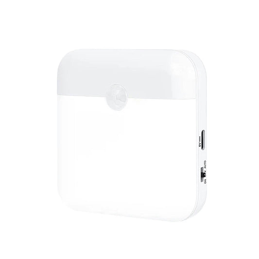 LED Wireless Motion Sensor Night Light – Rechargeable Human Body Sensing Lantern for Camping, Stairs, Closet & Kitchen