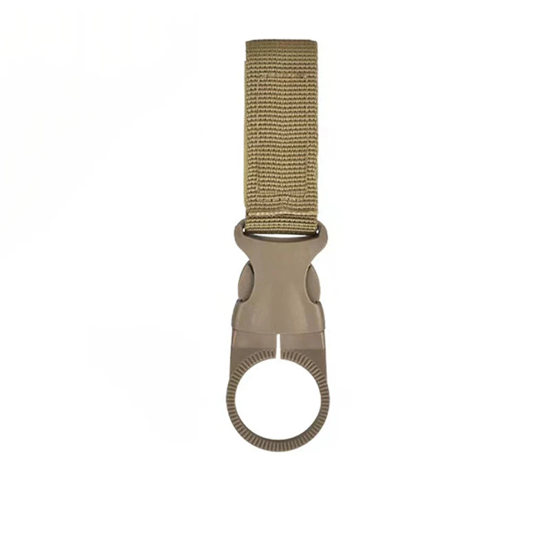 Webbing Buckle Hook Water Bottle Holder Clip – Outdoor Nylon EDC Carabiner for Belt & Backpack