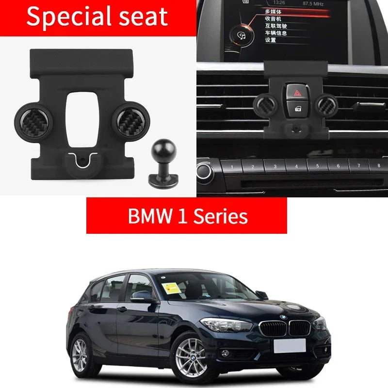 Car Phone Holder Base Bracket Center Air Vent Mount For BMW F20 F30 F34 F10 F07 G30 G11 X1 X2 X3 G01 X4 G02 X5 F15 G05 X6 F16
