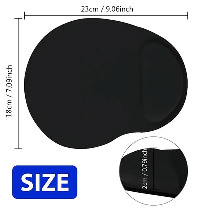 Ergonomic Wrist Rest Mouse Pad – Comfortable Non-Slip Soft Mousepad for PC & Laptop