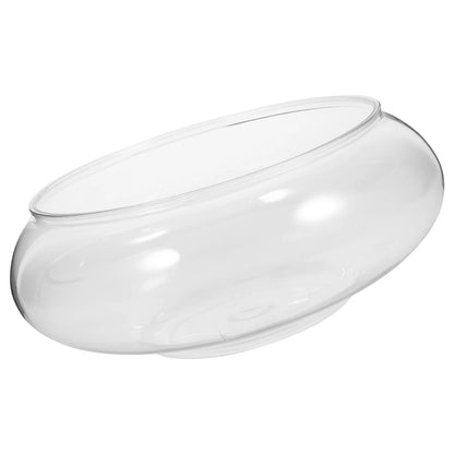 2800ml Transparent Plastic Fish Tank – Desktop Terrarium & Mini Aquarium Bowl