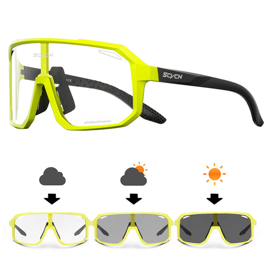 Cycling Glasses Photochromic Sunglasses – Men Women Mountain Bike & Road Eyewear