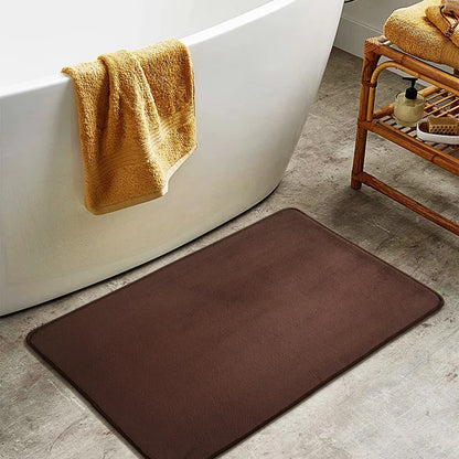 VIAKAM Simple Absorbent Door Mat – Soft Non-Slip Bathroom Entry Rug