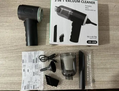 مكنسة كهربائية لاسلكية محمولة للسيارة - مكنسة كهربائية لاسلكية للسيارة بقوة شفط عالية 5500 باسكال للمنزل والسيارة