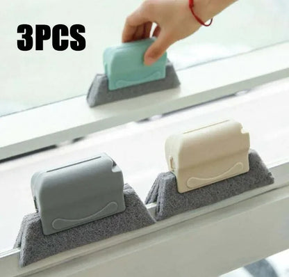 قطعة قماش لتنظيف أخاديد النوافذ، فرشاة تنظيف النوافذ، فرشاة تنظيف فتحات النوافذ، أداة تنظيف فتحات النوافذ 