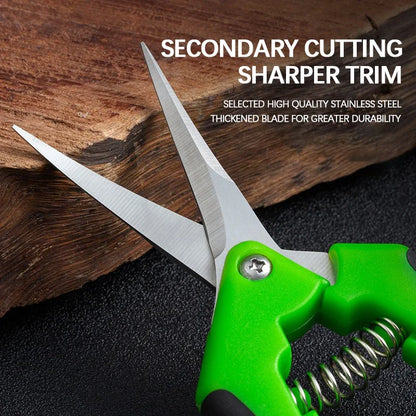 Garden Secateurs Bonsai Shears – Ergonomic Pruning Tool for Fruit Picking, Weeding & Household Potted Plants