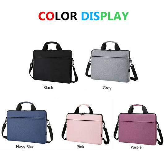 Laptop Bag Sleeve Case Shoulder Handbag – Waterproof Notebook Pouch Briefcase for 13.3, 14, 15.6 Inch Lenovo, HP, Huawei, Asus, Dell, Samsung