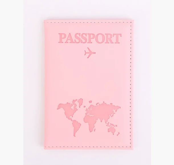 RFID Vintage Business Passport Holder – Multi-Function PU Leather Wallet for Travel