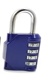 قفل سفر مضاد للسرقة، قفل صغير للحقائب، قابل لإعادة الضبط، قفل برمز سري مكون من 3 أو 4 أرقام، قفل أمتعة