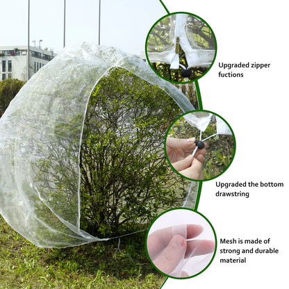 60-300cm Plant Protection Cover Large Fruits Tree Netting Cover Large Fruit Tree Plant Bunching Dust Netting insect - proof net