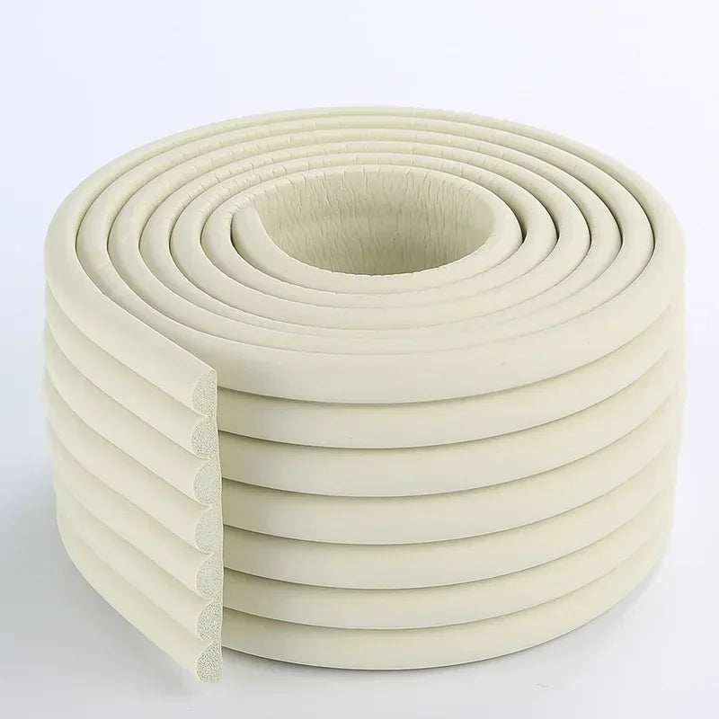 2M Table Edge Guard Furniture Corner Protector Self Adhesive U-Shape Anticollision Strip Child Safety Protection Soft Edge