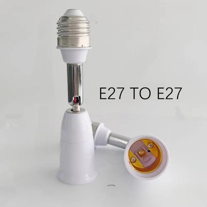 محول مقسم مقبس E27 - محول قاعدة مصباح E27 إلى E27 ثنائي/ثلاثي/رباعي/خماسي/سداسي لمصابيح LED وCFL 