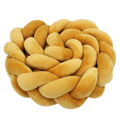 واقي سرير مضفر للأطفال من عمر شهر إلى 4 أشهر - وسادة ناعمة لحماية سرير الطفل وديكور غرفة الأطفال