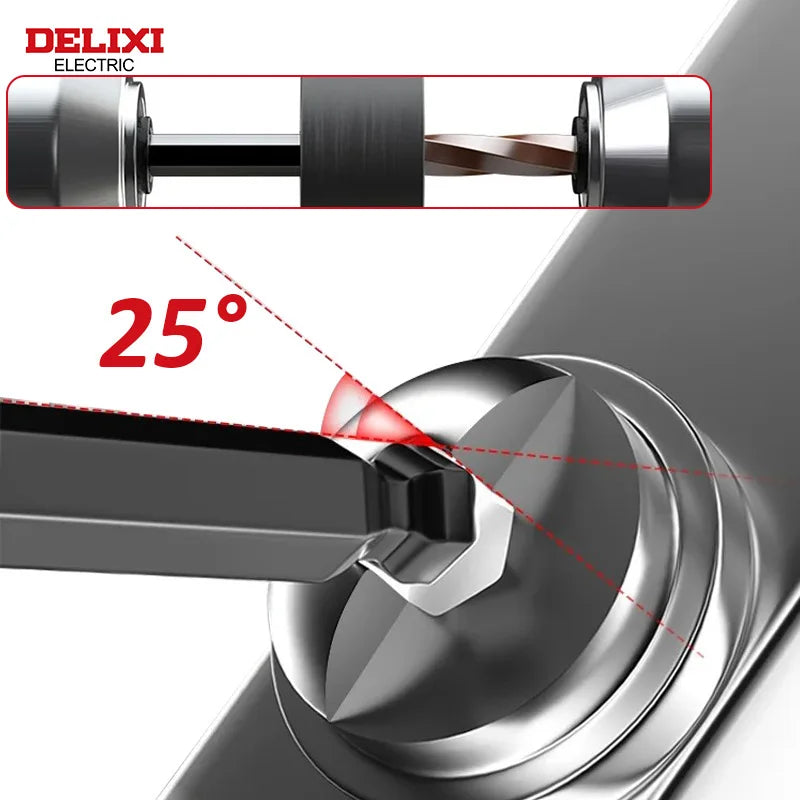 DELIXI Electric Allen Key Set – Hex Wrench Screwdriver Set with Sleeve, Universal Metric Tools for Motorcycles & Bicycles
