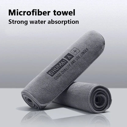 SEAMETAL Multi Sizes Car Microfiber Towel Upgraded Ultra-Soft Auto Drying Cleaning Cloth Super Absorbent Scratch-Free Towels