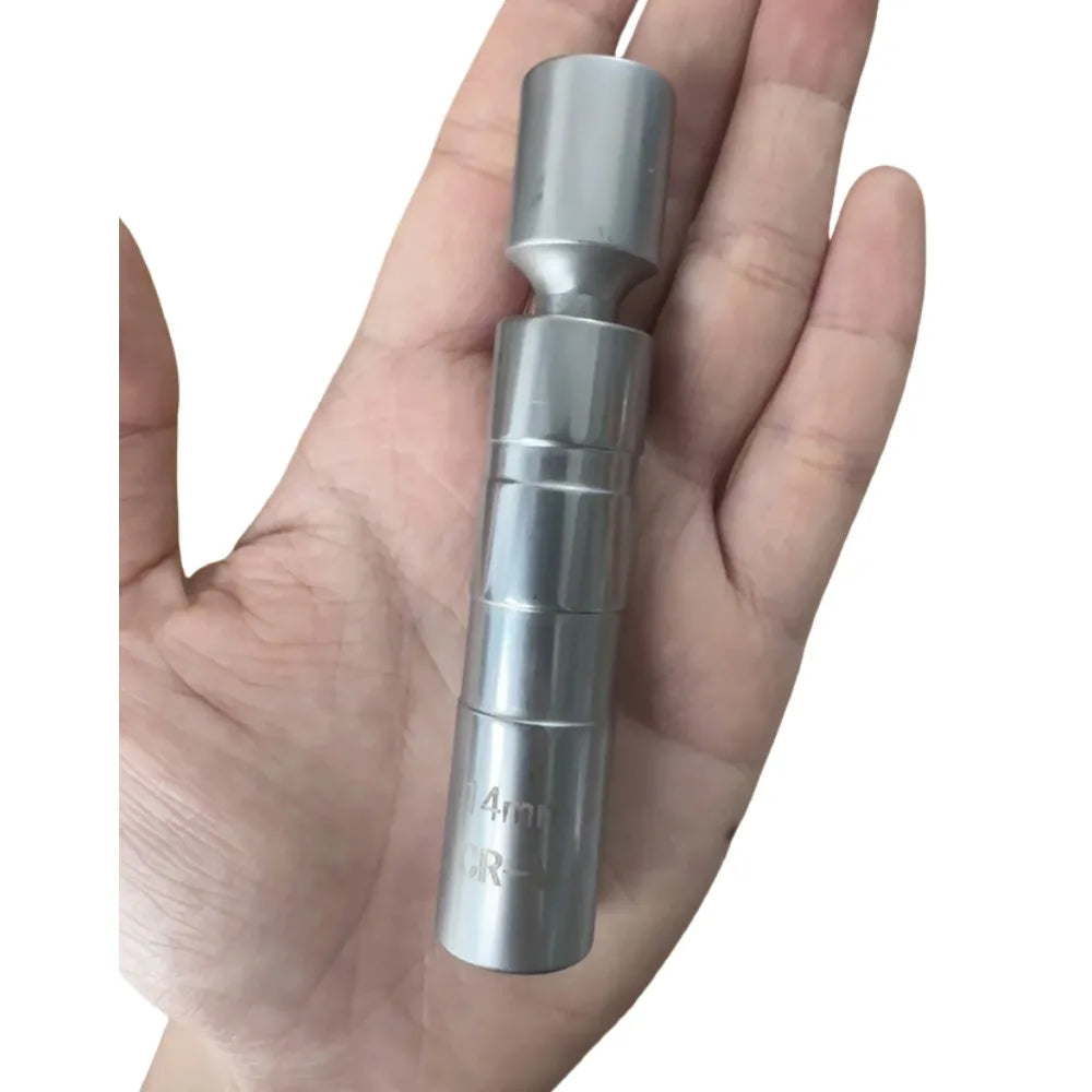 محول مفتاح ربط شمعات الإشعال 14 مم و16 مم، وصلة عالمية مع مغناطيس مرن رقيق الجدران، أداة صيانة سيارات 3/8 بوصة 